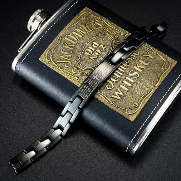 Lord’s Prayer Black Stainless Steel Bracelet! - Picture 5 of 6